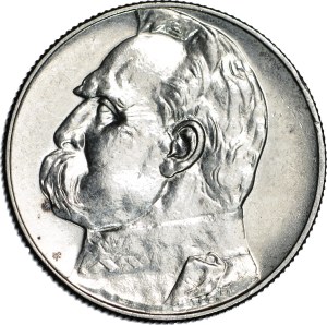 10 gold 1935, Pilsudski, minted