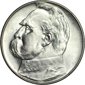 10 gold 1936, Pilsudski, minted