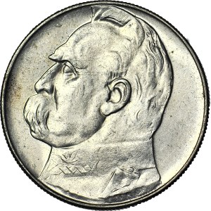 10 złotych 1936, Piłsudski, menniczy