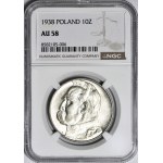 10 złotych 1938, Piłsudski, menniczy
