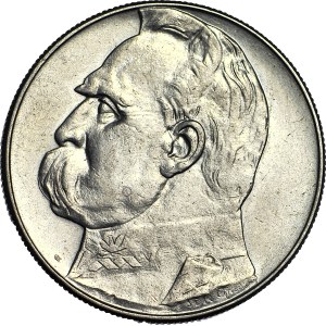 10 złotych 1938, Piłsudski, rzadkie, menniczy