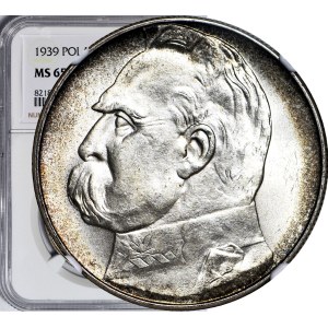 10 złotych 1939, Piłsudski, WYŚMIENITY