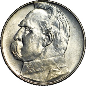 10 gold 1939, Pilsudski, mint, beautiful
