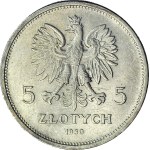 5 złotych 1930, Sztandar, menniczy, wspaniały
