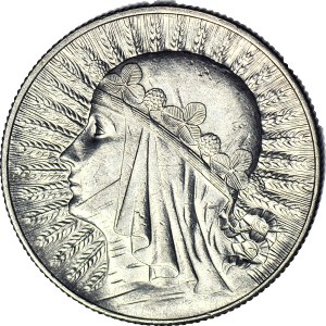 5 gold 1932, Head, London, beautiful