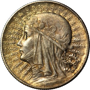 5 gold 1932, Head, London, minted