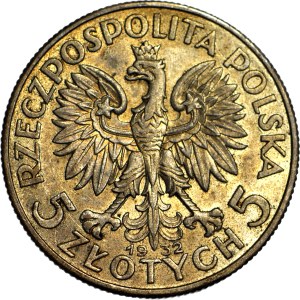 5 gold 1932, Head, London, minted