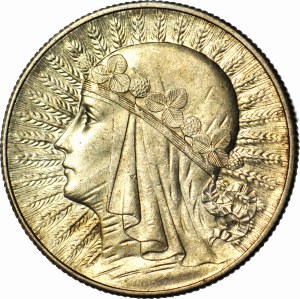 5 gold 1932, Head, London, minted