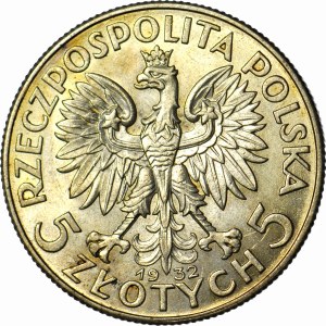 5 gold 1932, Head, London, minted
