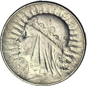 5 zloty 1932, Head, WITH SIGN, Warsaw, rare