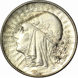 5 złotych 1933, Głowa, piękna