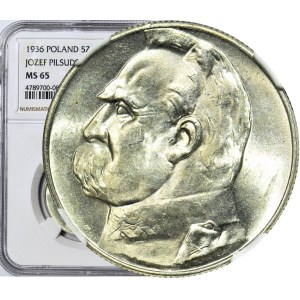 5 złotych 1936, Piłsudski, WYŚMIENITY