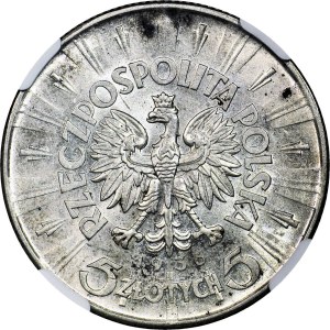 5 gold 1936, Pilsudski, exquisite