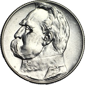 5 gold 1936, Pilsudski, minted