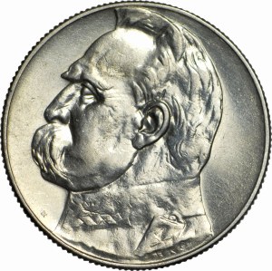 5 gold 1936, Pilsudski, beautiful
