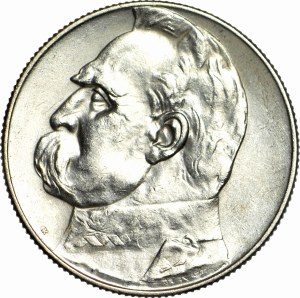 5 gold 1936, Pilsudski, beautiful