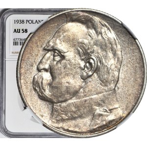 5 złotych 1938, Piłsudski, piękny