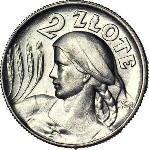 2 Gold 1925, Harvester, post-dated dot, London, minted