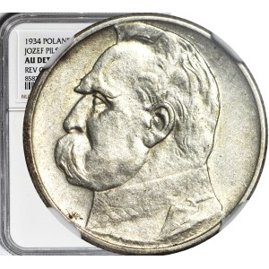 2 złote 1934, Piłsudski, piękny