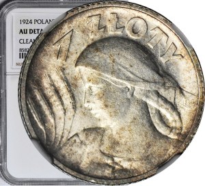 1 gold 1924, Harvester, horn and torch (Paris)