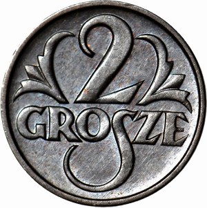 2 pennies 1927, minted