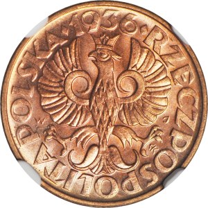 2 pennies 1936, mint, color RB