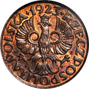 1 penny 1923, mint, BN color