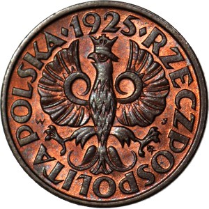 1 grosz 1925, menniczy, wspaniały