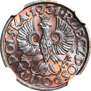 1 penny 1931, mint, color RB