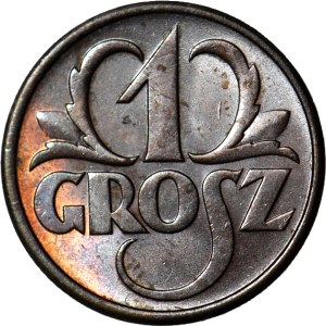 1 grosz 1936, menniczy, wspaniałe