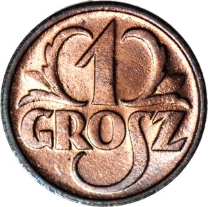 1 1939 penny, mint red