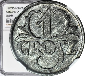 1 penny 1939, Occupation, minted