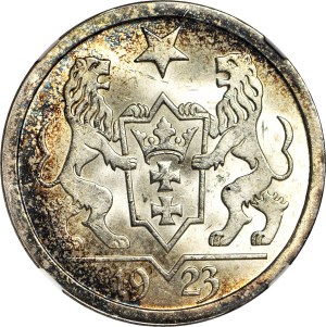 Free City of Danzig, 2 guilders 1923, EXCLUSIVE