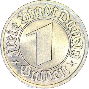 Wolne Miasto Gdańsk, 1 gulden 1932, menniczy