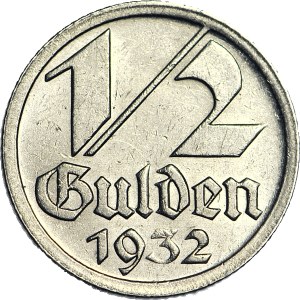 Free City of Danzig, 1/2 guilder 1932