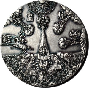 Medal, Royal Series - Korski, John Casimir, silver plated bronze