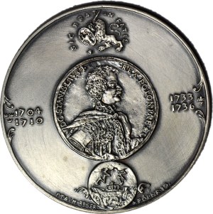 Medal, Royal Series - Korski, Stanislaw Leszczynski silver plated bronze