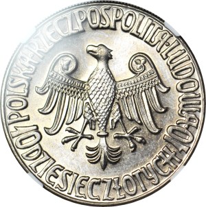 10 gold 1964 Casimir the Great, PRÓBA, intaglio inscription PRÓBA