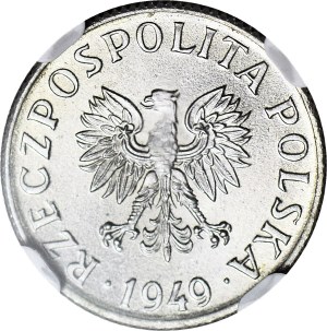 2 pennies 1949, intaglio inscription PRÓBA, cap?, c.a.