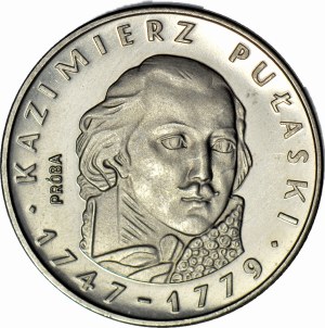 500 Gold 1976, Casimir Pulaski, opposite, SAMPLE, NIKIEL