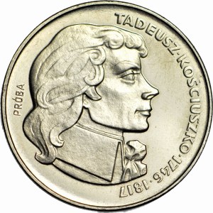 500 Gold 1976, Thaddeus Kosciuszko, opposite, SAMPLE, NIKIEL