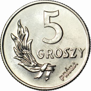 5 pennies 1949, denomination, SAMPLE, nickel