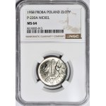 1 złoty 1958, Gołąbki, mennicze, RZADKOŚĆ, PRÓBA, NIKIEL