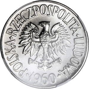 5 gold 1960, Waryński, SAMPLE, NIKIEL