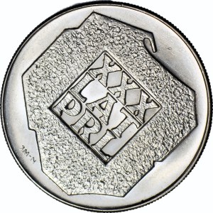 RR-, 200 Gold 1974, XXX YEARS OF THE PRL, SKROLT 45 degrees, rarer than the reverse