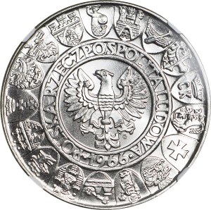 100 gold 1966, Mieszko and Dabrowa, minted