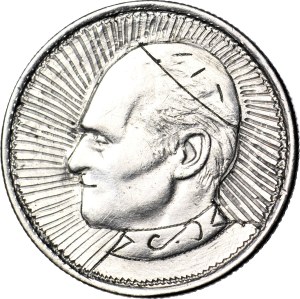 Polish Republic Solidarity, 10 zloty 1984, brick, B Prus / John Paul II