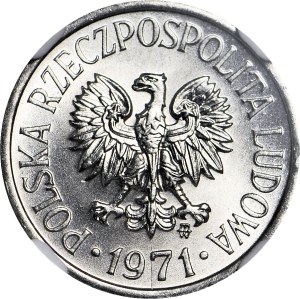 5 pennies 1971, minted