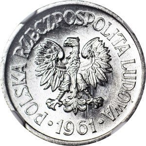 10 pennies 1961, mint, light twist