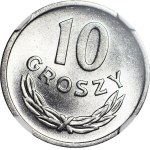 10 groszy 1961, mennicze, lekka skrętka